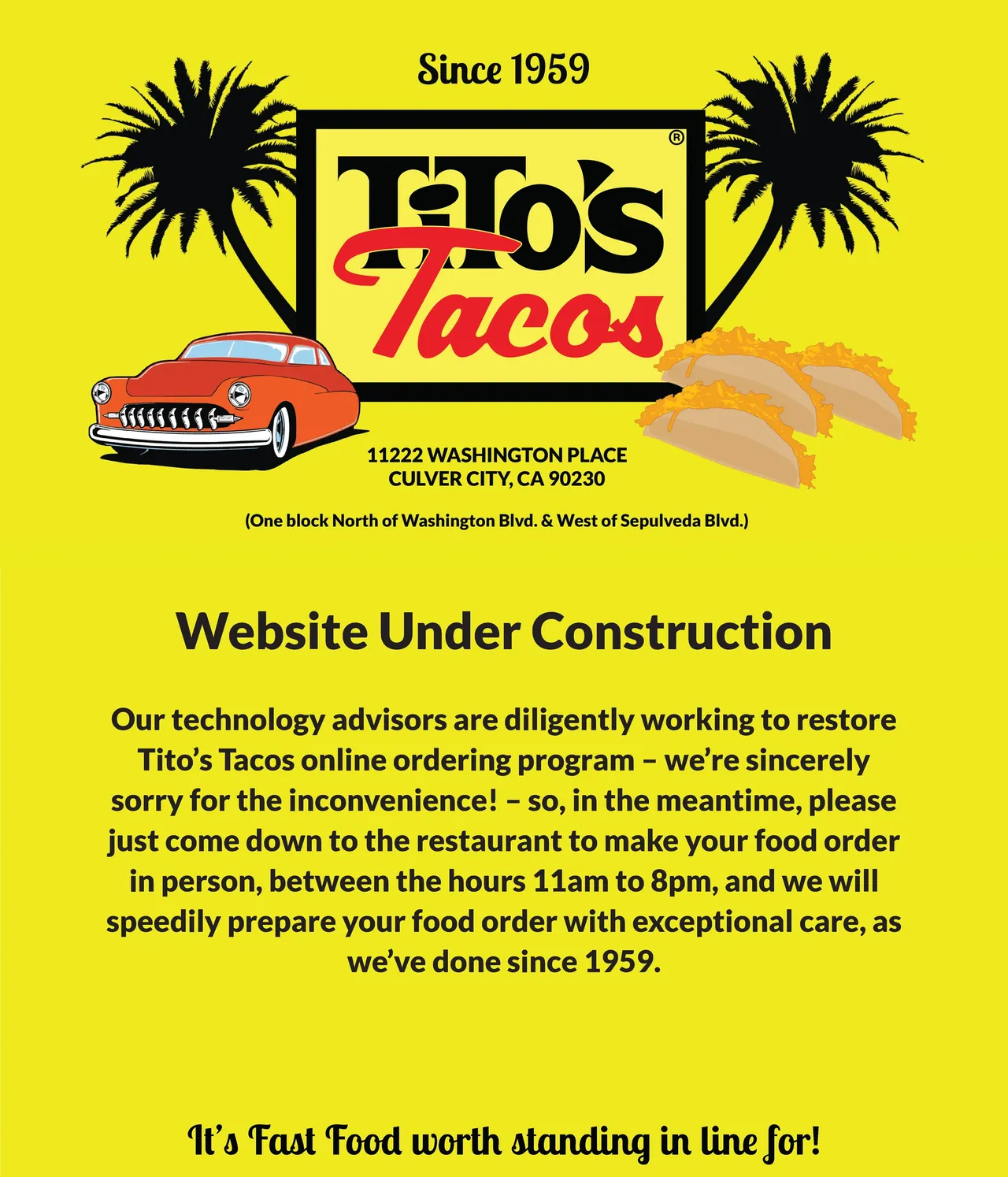 Order Tito's Tacos